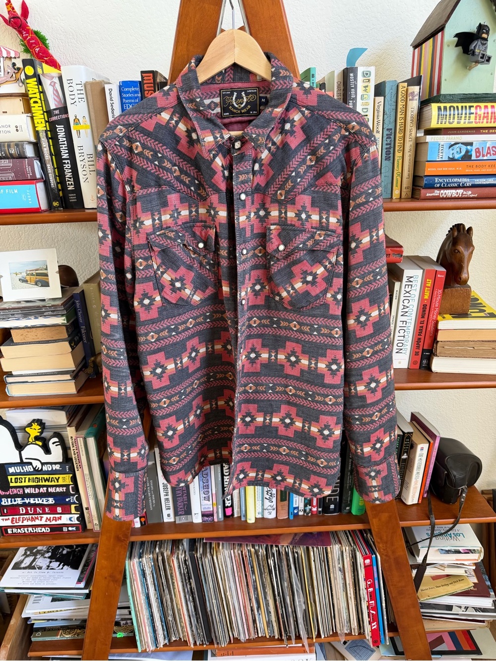 Freenote Cloth Calico Southwestern Shirt Mens medium